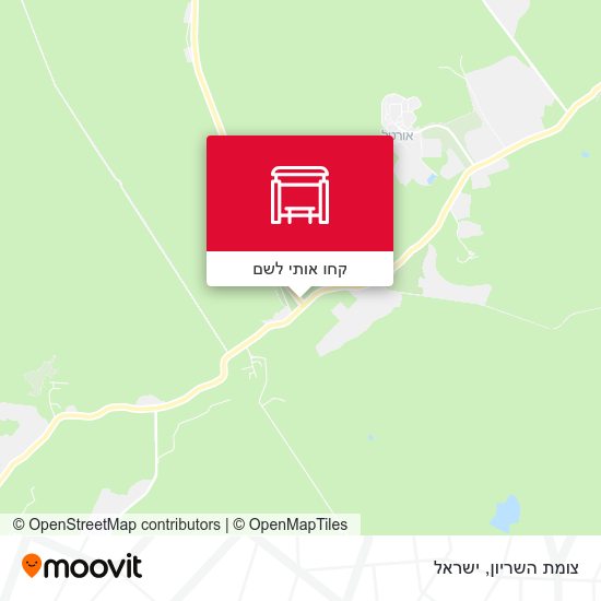 מפת צומת השריון