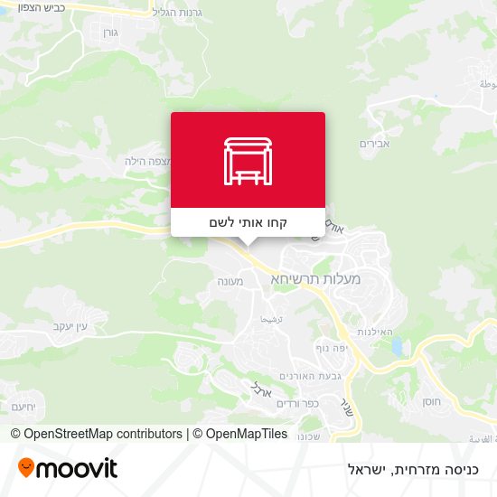 מפת כניסה מזרחית