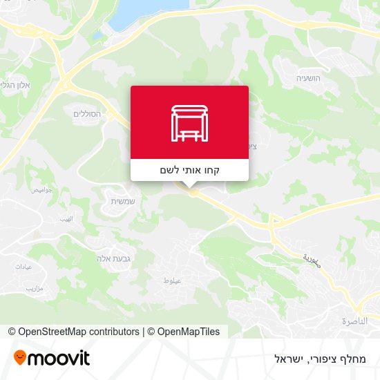 מפת מחלף ציפורי
