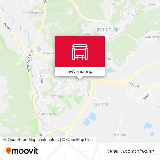 מפת יזרעאל/חנה סנש