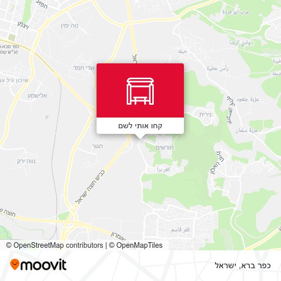 מפת כפר ברא
