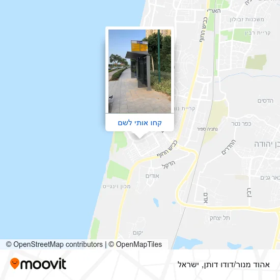 מפת אהוד מנור/דודו דותן