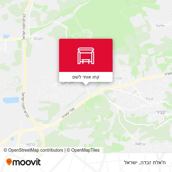 מפת ח'אלת זבדה