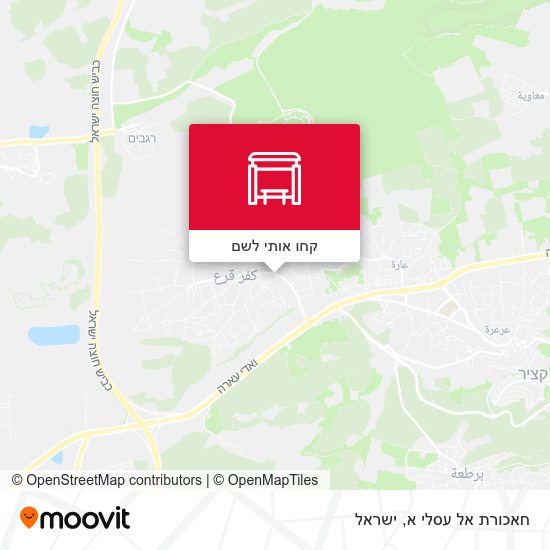 מפת חאכורת אל עסלי א