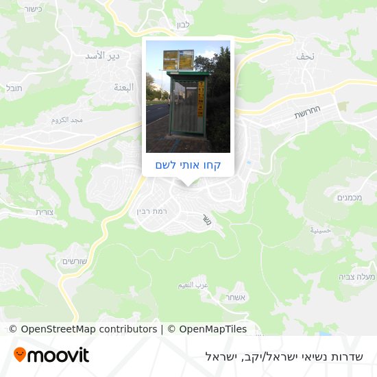 מפת שדרות נשיאי ישראל/יקב