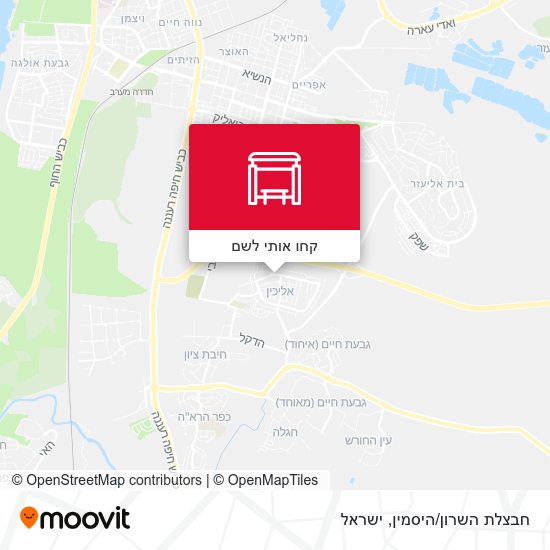 מפת חבצלת השרון/היסמין