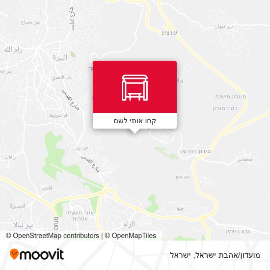 מפת מועדון/אהבת ישראל