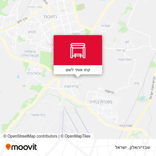 מפת שבזי/האלון