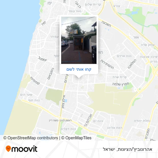 מפת אהרונוביץ'/הציונות