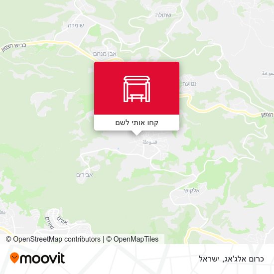 מפת כרום אלג'אג