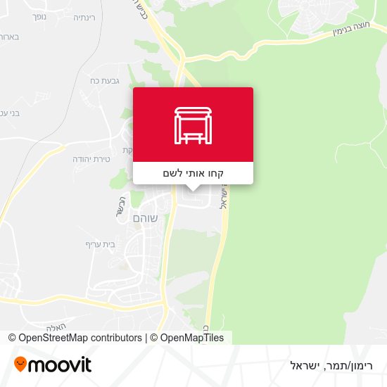 מפת רימון/תמר