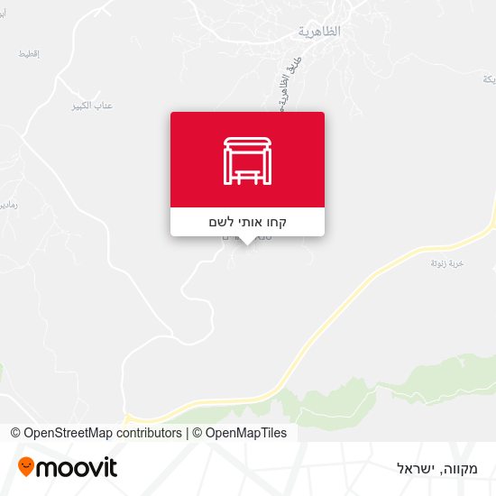 מפת מקווה