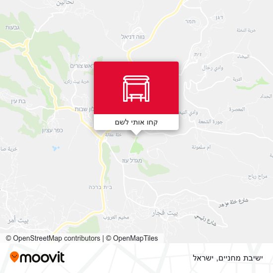 מפת ישיבת מחניים