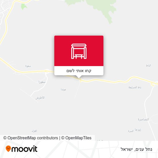 מפת נחל ענים