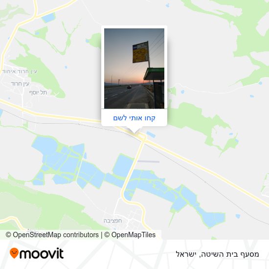 מפת מסעף בית השיטה