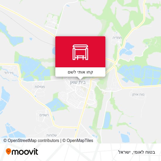 מפת בטוח לאומי