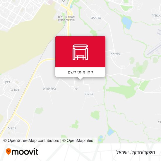 מפת השקד/הדקל