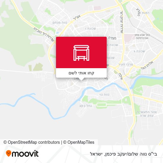 מפת בי''ס נווה שלום/יעקב פיכמן