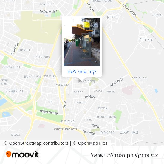 מפת צבי פרנק/יוחנן הסנדלר