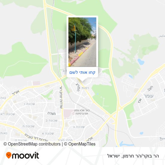 מפת הר בוקר/הר חרמון