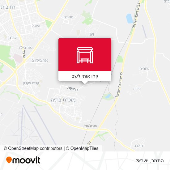 מפת התמר