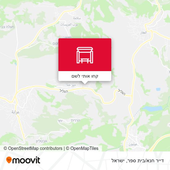 מפת דייר חנא/בית ספר