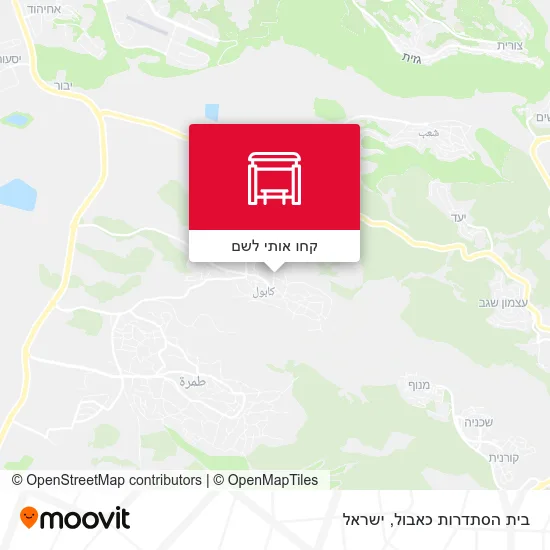 מפת בית הסתדרות   כאבול