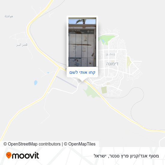 מפת מסוף אגד/קניון פרץ סנטר
