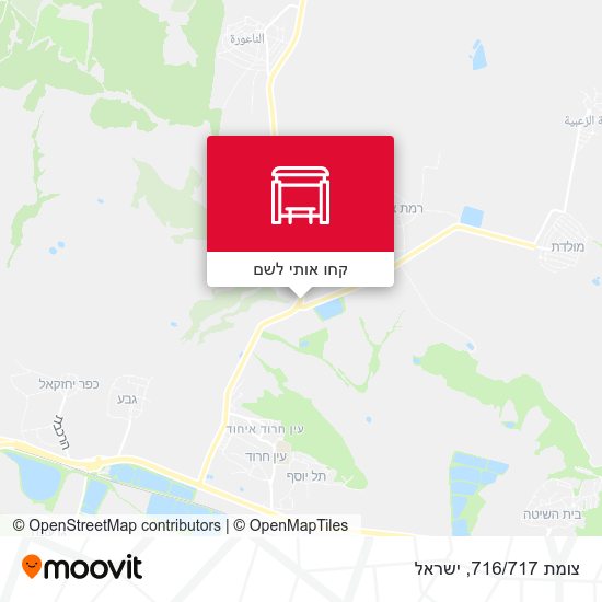מפת צומת 716/717