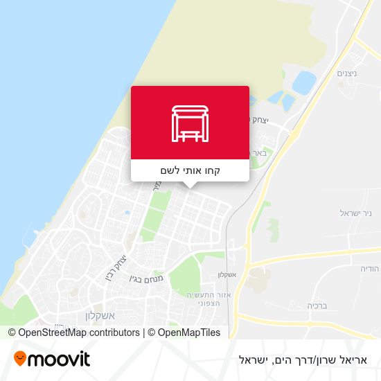 מפת אריאל שרון/דרך הים