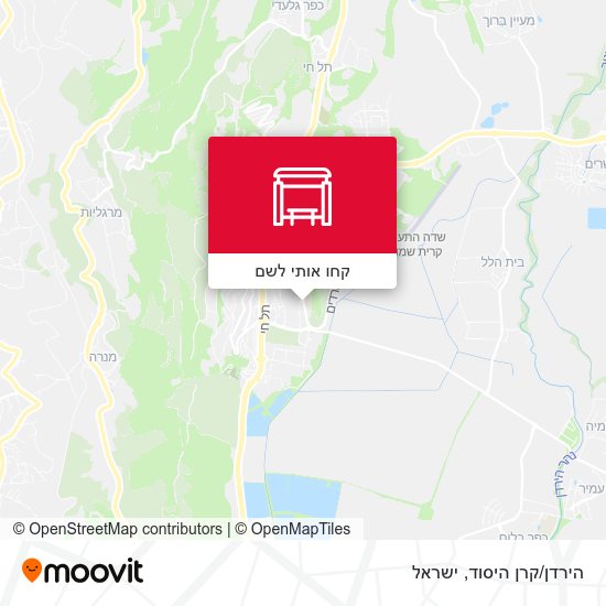 מפת הירדן/קרן היסוד