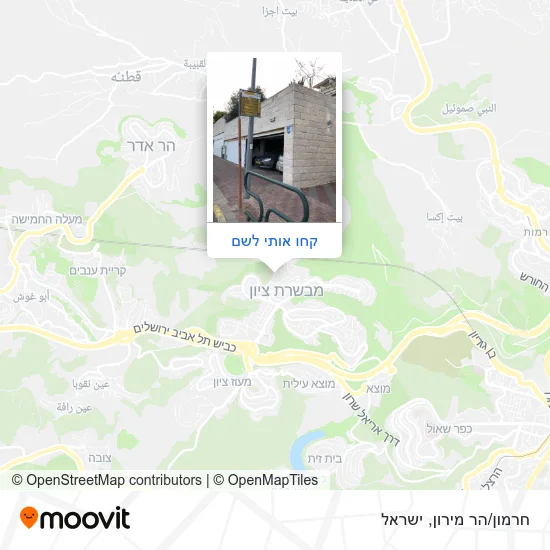 מפת חרמון/הר מירון
