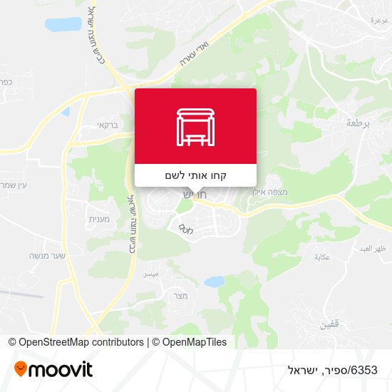 מפת 6353/ספיר