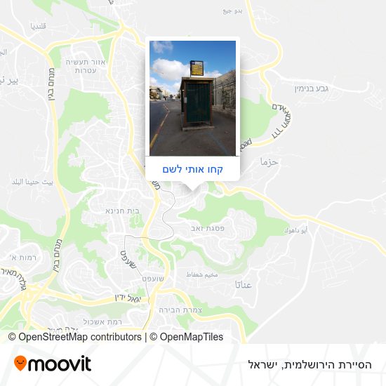 מפת הסיירת הירושלמית