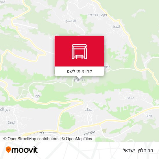 מפת הר חלוץ