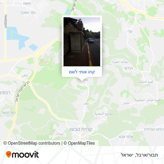מפת תבור/ארבל