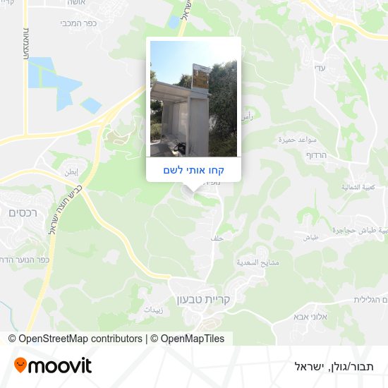 מפת תבור/גולן