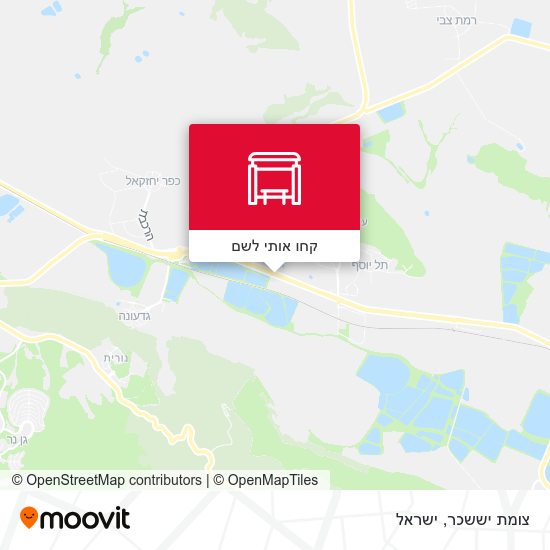 מפת צומת יששכר