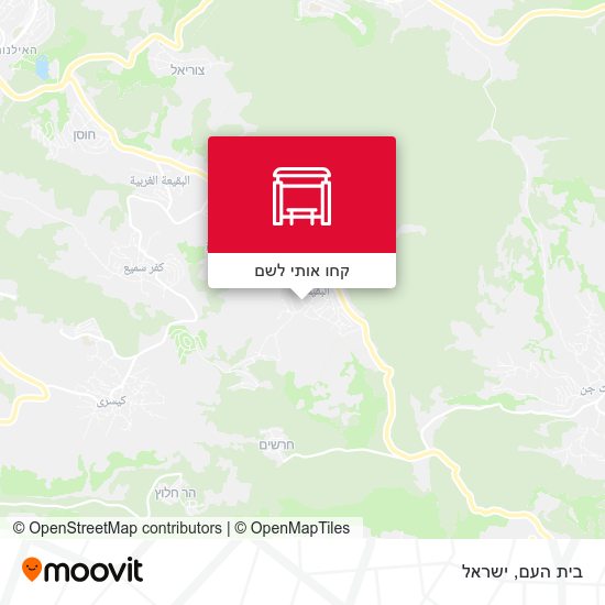 מפת בית העם