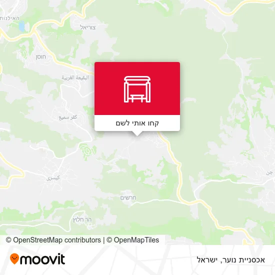 מפת אכסניית נוער