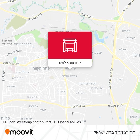 מפת דוד רמז/דוד בדר