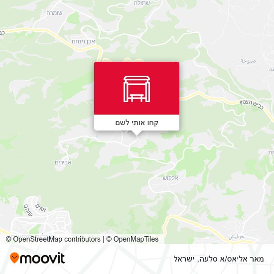 מפת מאר אליאס/א סלעה