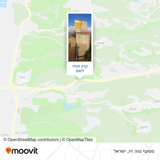 מפת מסעף נווה זיו
