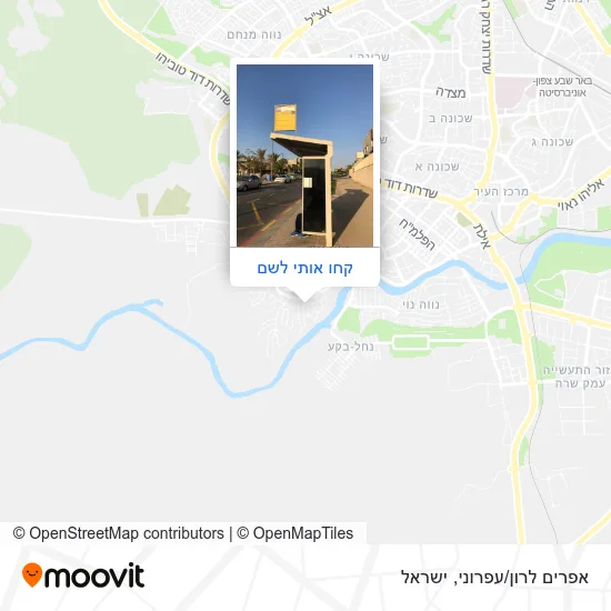 מפת אפרים לרון/עפרוני