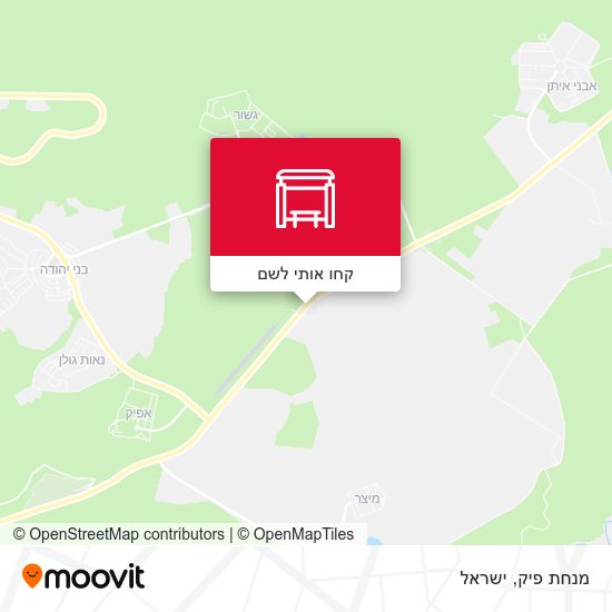 מפת מנחת פיק
