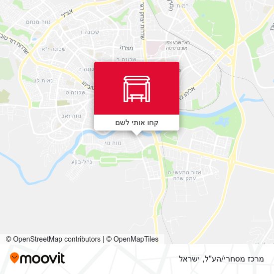מפת מרכז מסחרי/הע''ל