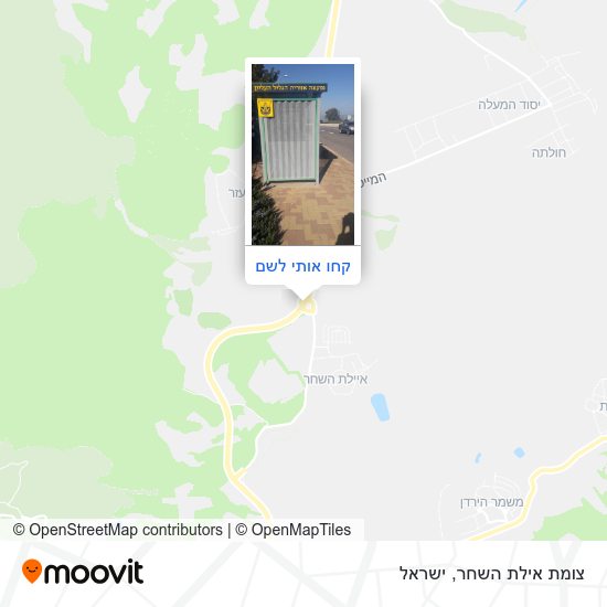 מפת צומת אילת השחר