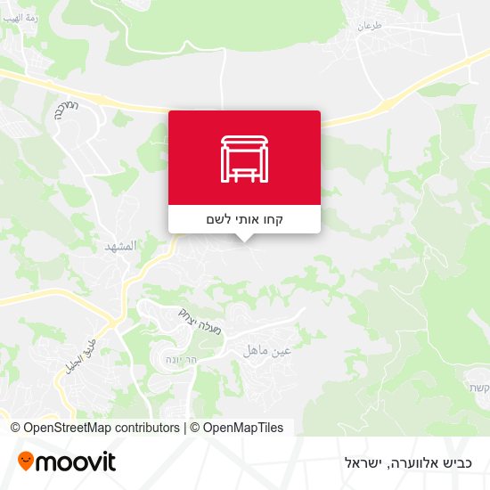 מפת כביש אלווערה