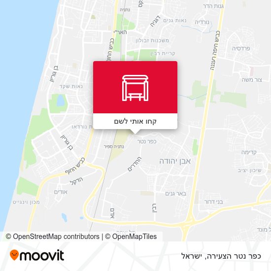 מפת כפר נטר הצעירה
