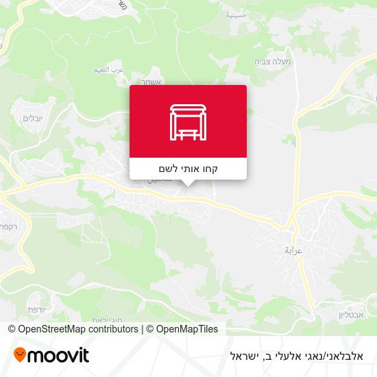מפת אלבלאני/נאגי אלעלי ב
